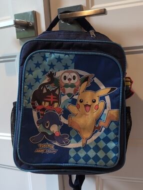 Pokémon Sun & Moon Kids Backpack - Blue with Pikachu and Friends